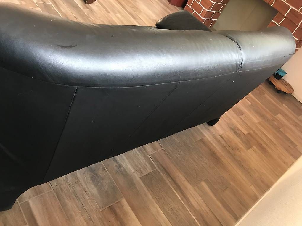 Sofas: Canapé en cuir 3 places – Gebraucht aus Meinier von e96_9f2n 3