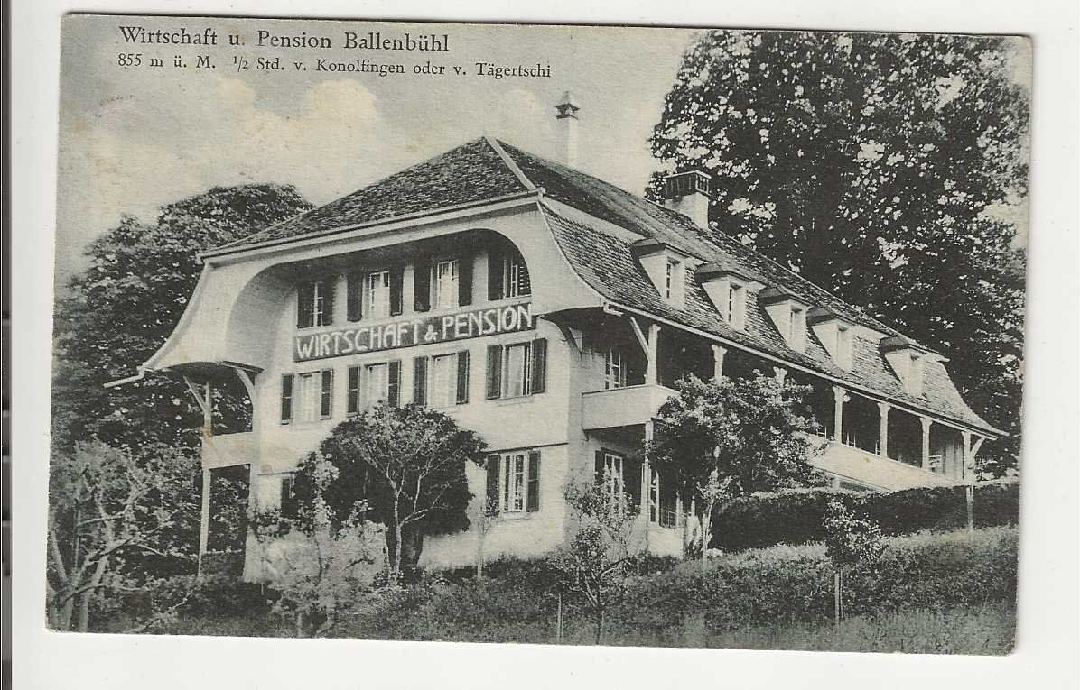 Cartoline postali: Gysenstein, Ballenbühl, 1939 – Usato da Spiez venduto da Niesen20