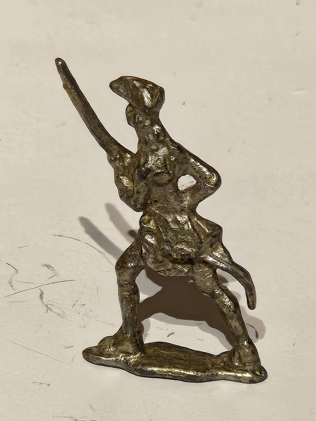 Statuette: Zinnfigur Soldat mit Gewehr – Usato da Besenbüren venduto da ste_dh5c 1