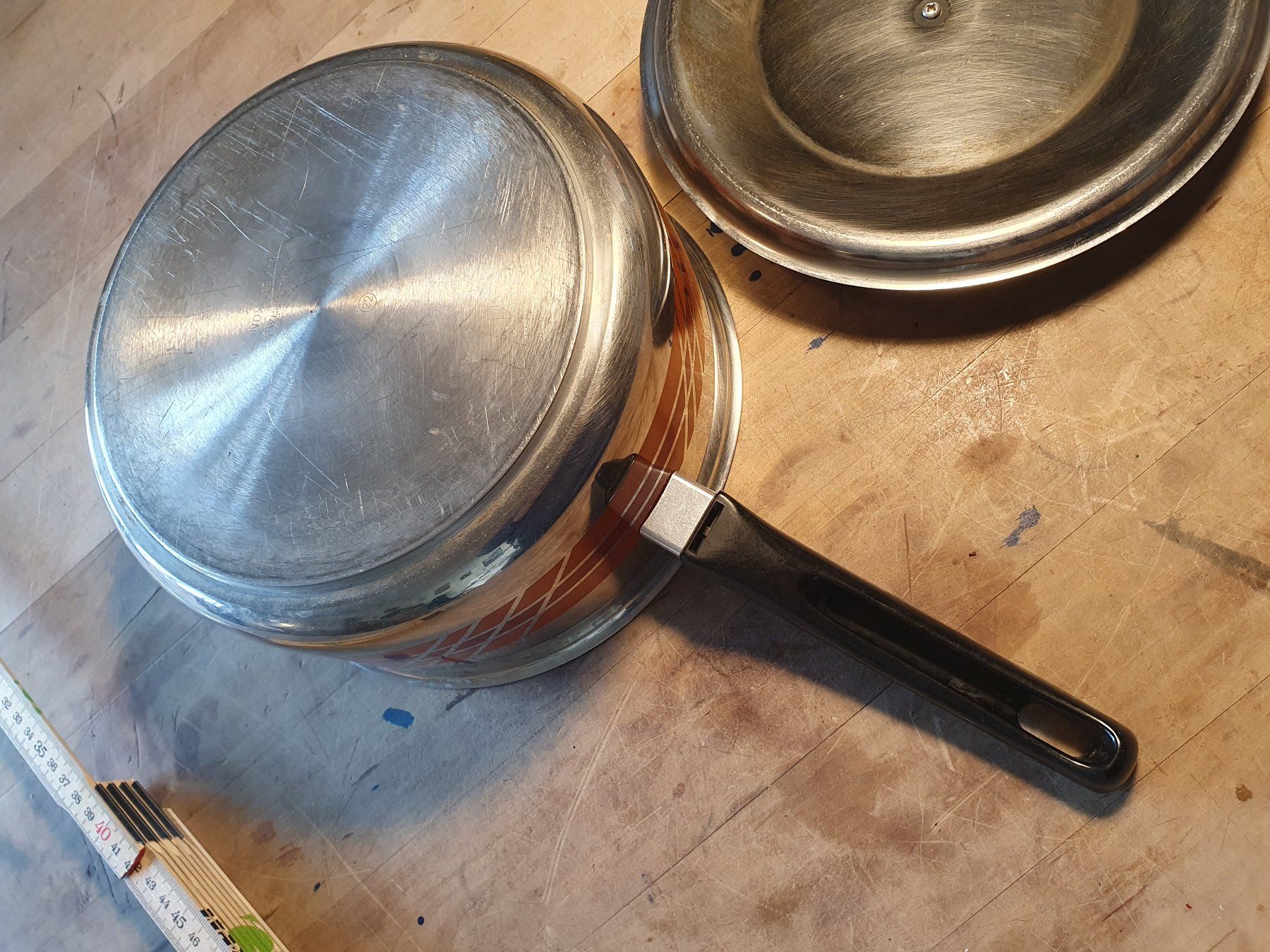Padelle: Chromstahlpfanne eingriffig 23 cm – Usato da Zürich venduto da loosebone 6