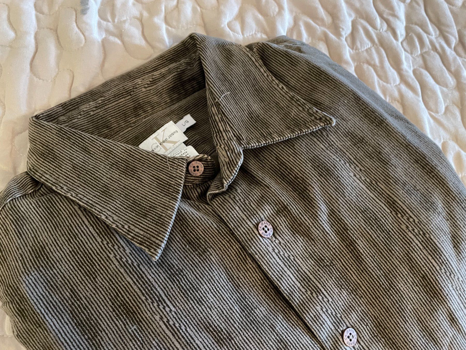 Calvin Klein Camicie: Calvin Klein - Vintage Shirt – Usato da Chiasso venduto da Er_Mon 4