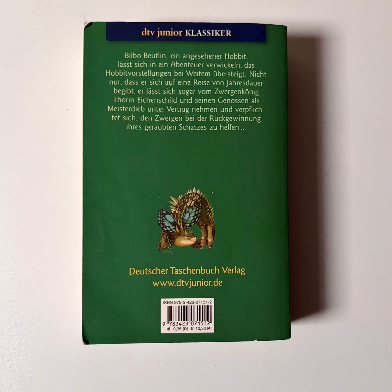 Libri: Der kleine Hobbit - J.R.R. Tolkien – Nuovo (secondo la descrizione) da Bern venduto da cam_b7ts 1