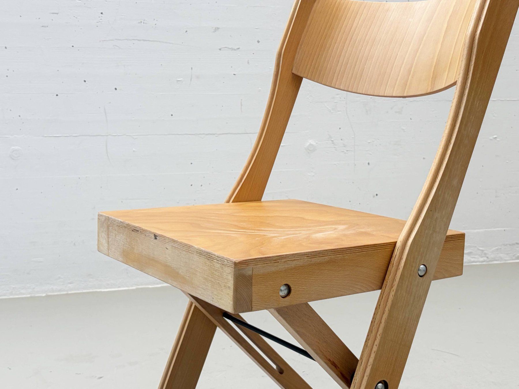 Sedie: Klappstühle aus Buchenholz, Schweiz, 1990er – Usato da Zürich venduto da LeMoege 5