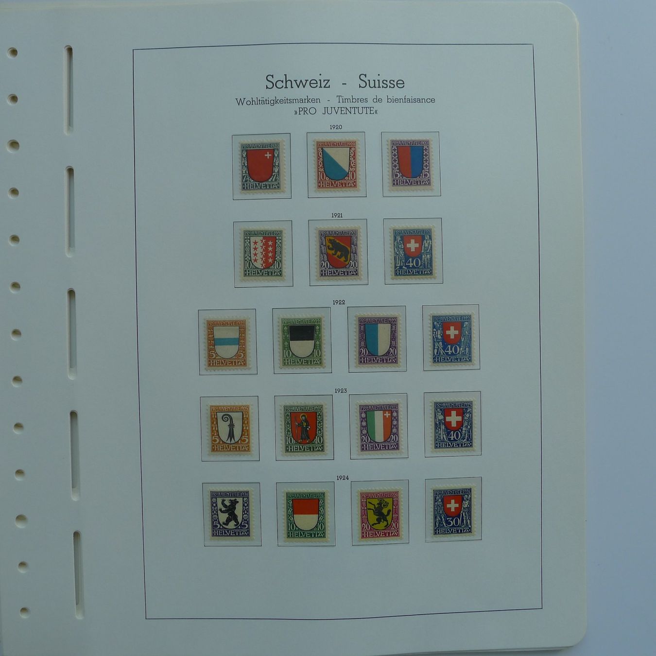 Alle Briefmarken: Sammlung Pro Juventute postfrisch ** (Vorläufer) Kat: 2400.- – Gebraucht aus Ebikon von SilvioFreund 5