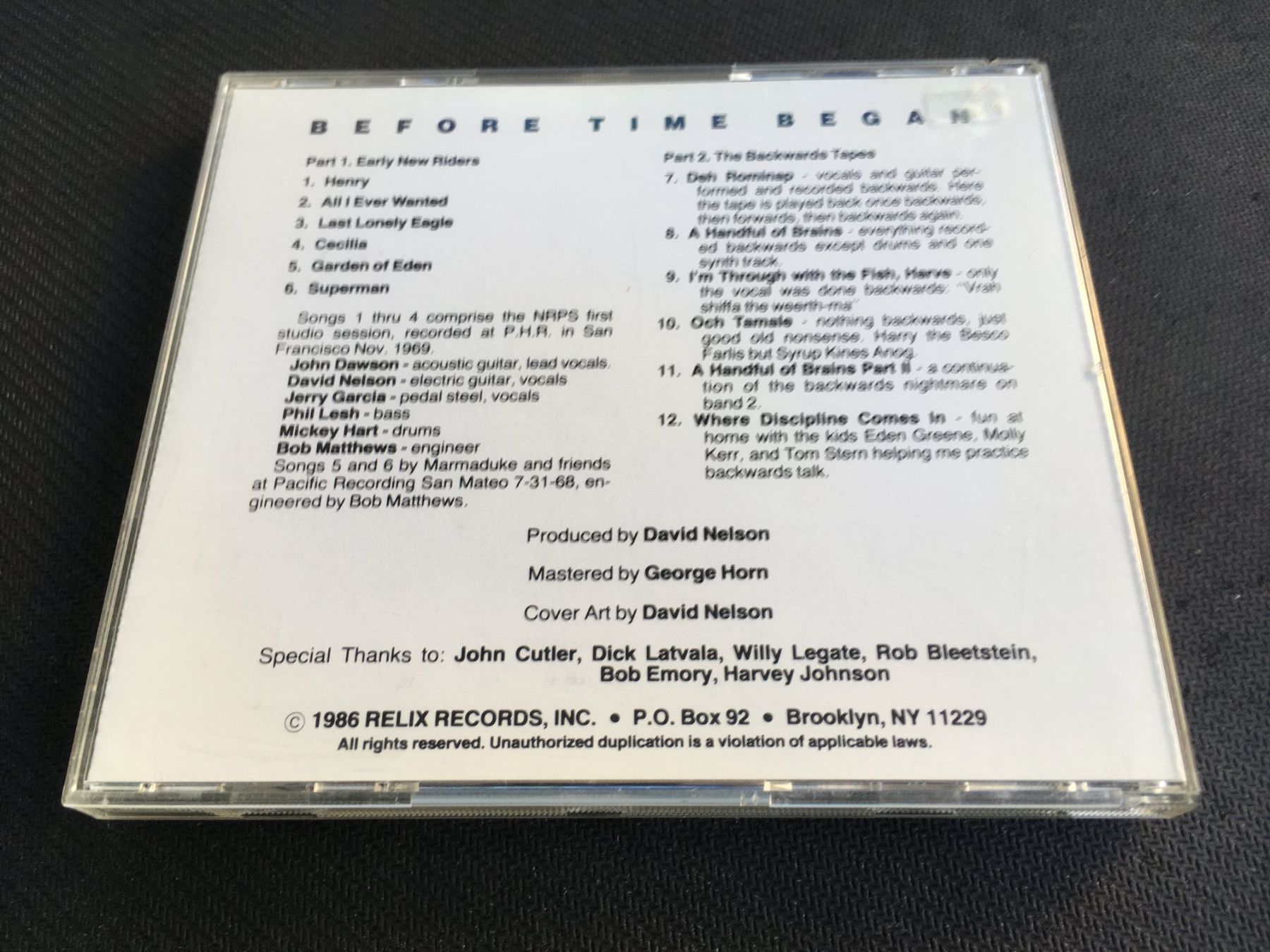 CD: New Riders - Before time began -CD- – Usato da St.Gallen venduto da MedienJoe 2