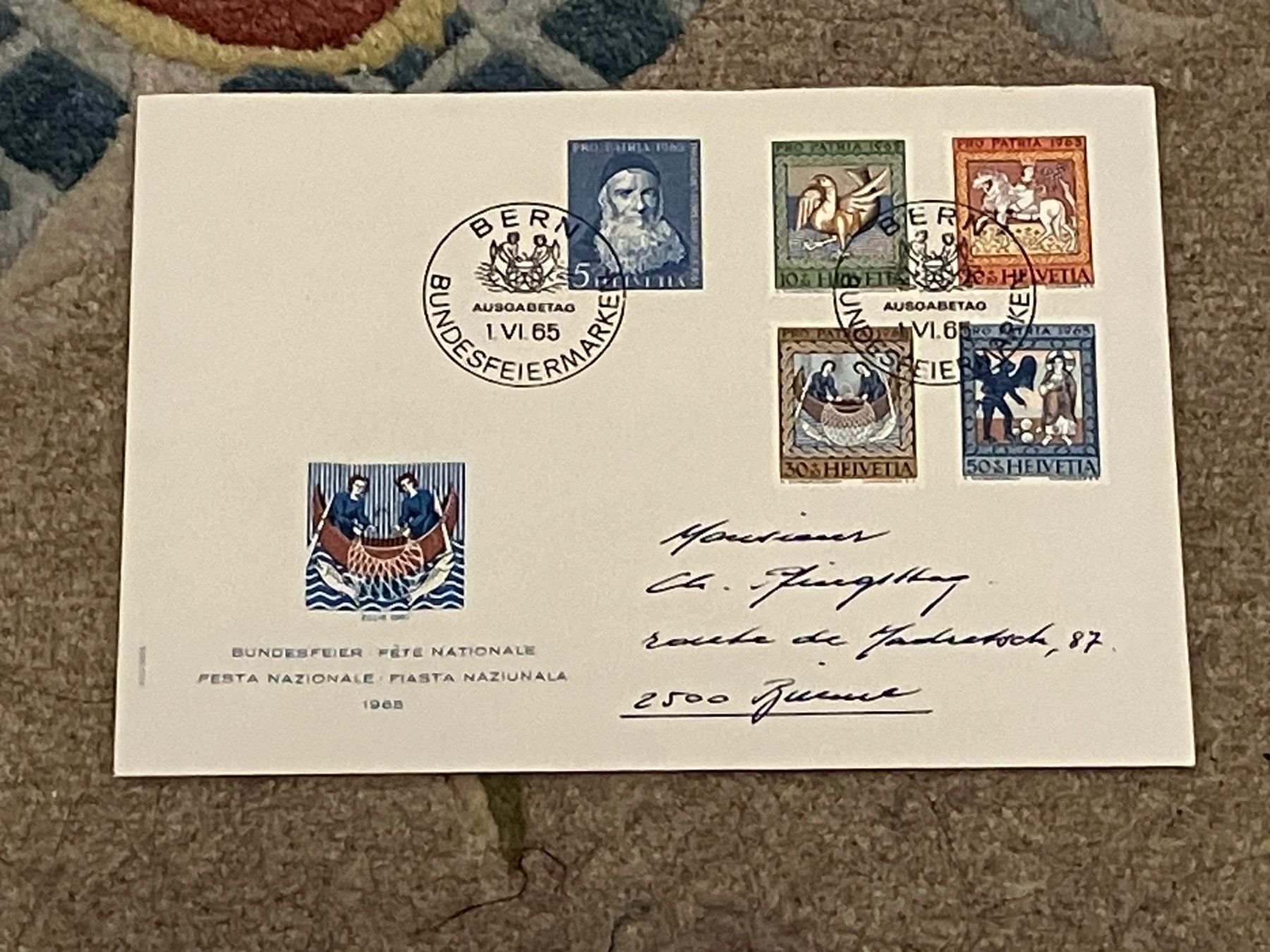 Tutti i francobolli: CH FDC  Pro Patria 1965 – Usato da Koblenz venduto da Markenhimmel