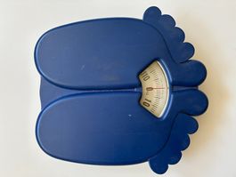 Mechanische Personenwaage Big Foot (Blau) Design Italien