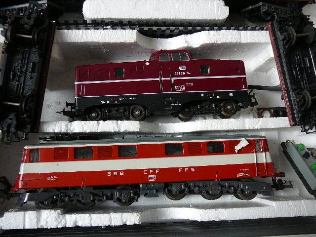 Lima Modellini di ferrovie: Lima H0 Zug-Set mit Gleisen, SBB FFS, – Usato da Horgen venduto da Luftschutz 3