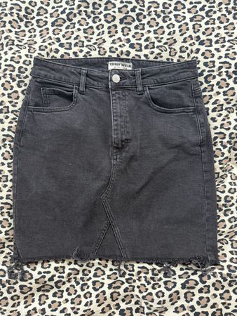 Jupe en jean Tally Weijl noire taille 38 bon état