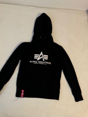 Alpha Industries Hoodie, Schwarz, Grösse XS