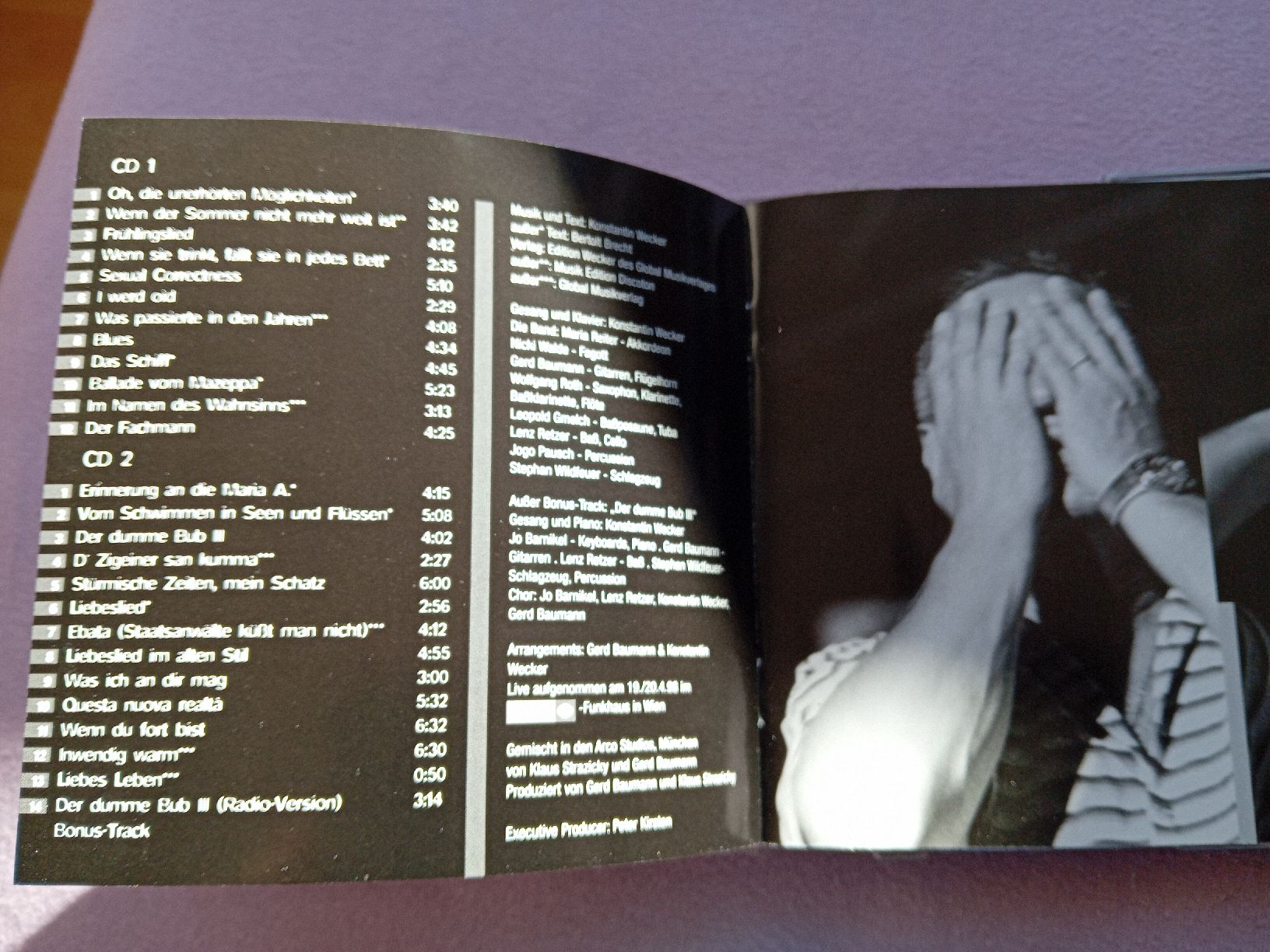 CDs: Doppel-CD Konstantin Wecker – Gebraucht aus Witterswil von hele04 2