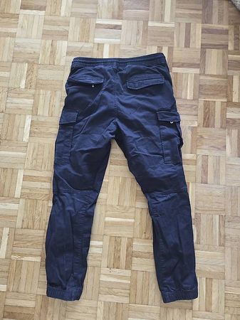 H&M Cargo Hose / Rave Pants weite Hose leicht Schwarz M