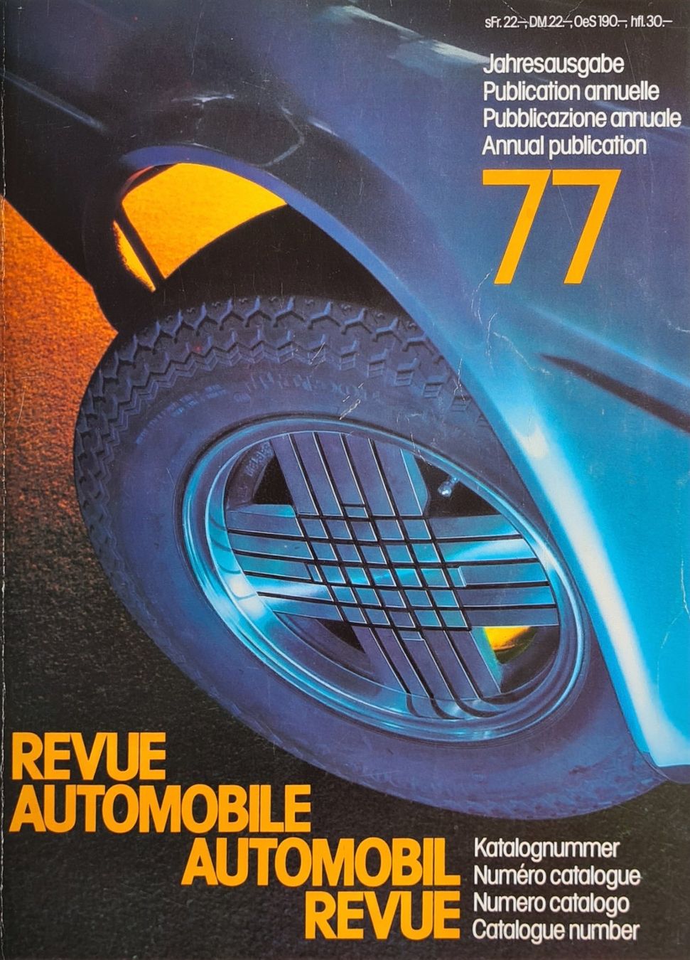 Riviste & Magazine: Automobil Revue 1977 – Usato da Lyss venduto da rochen54