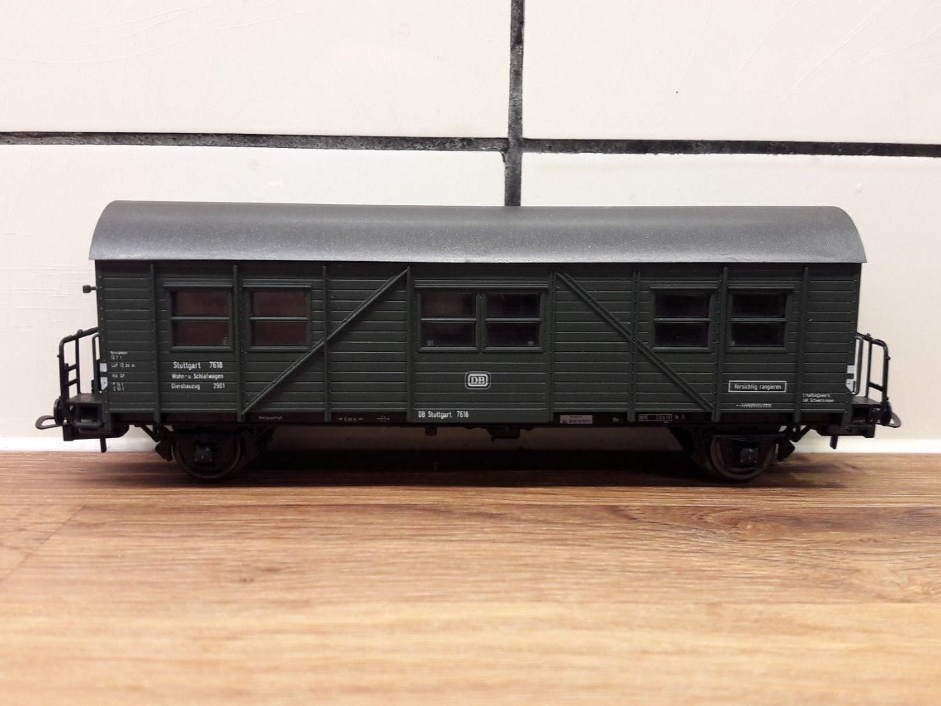 Modellini di ferrovie: Röwa HO DC : DB wagon dortoir N° 7618 – Usato da Buttes venduto da Cafe2005 3