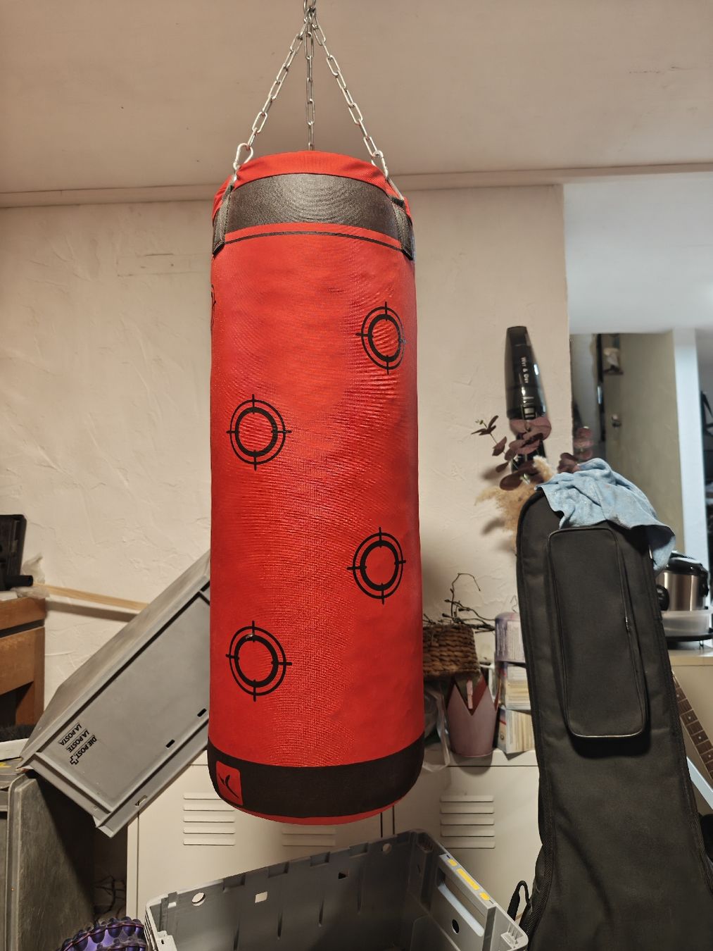 Sacchi da boxe: Boxsack Domyos rot mit Kette – Usato da Boniswil venduto da Alessio42 4