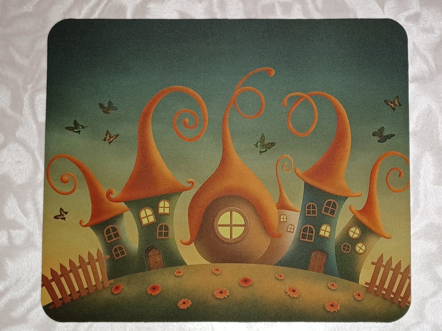 Tappetini per mouse: Mausmatte "Zwergen-Haus" / Mousepad NEU – Nuovo e nell'imballaggio originale da Turbenthal venduto da enjak