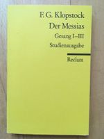 F.G. Klopstock, Der Messias - Gesang I-III