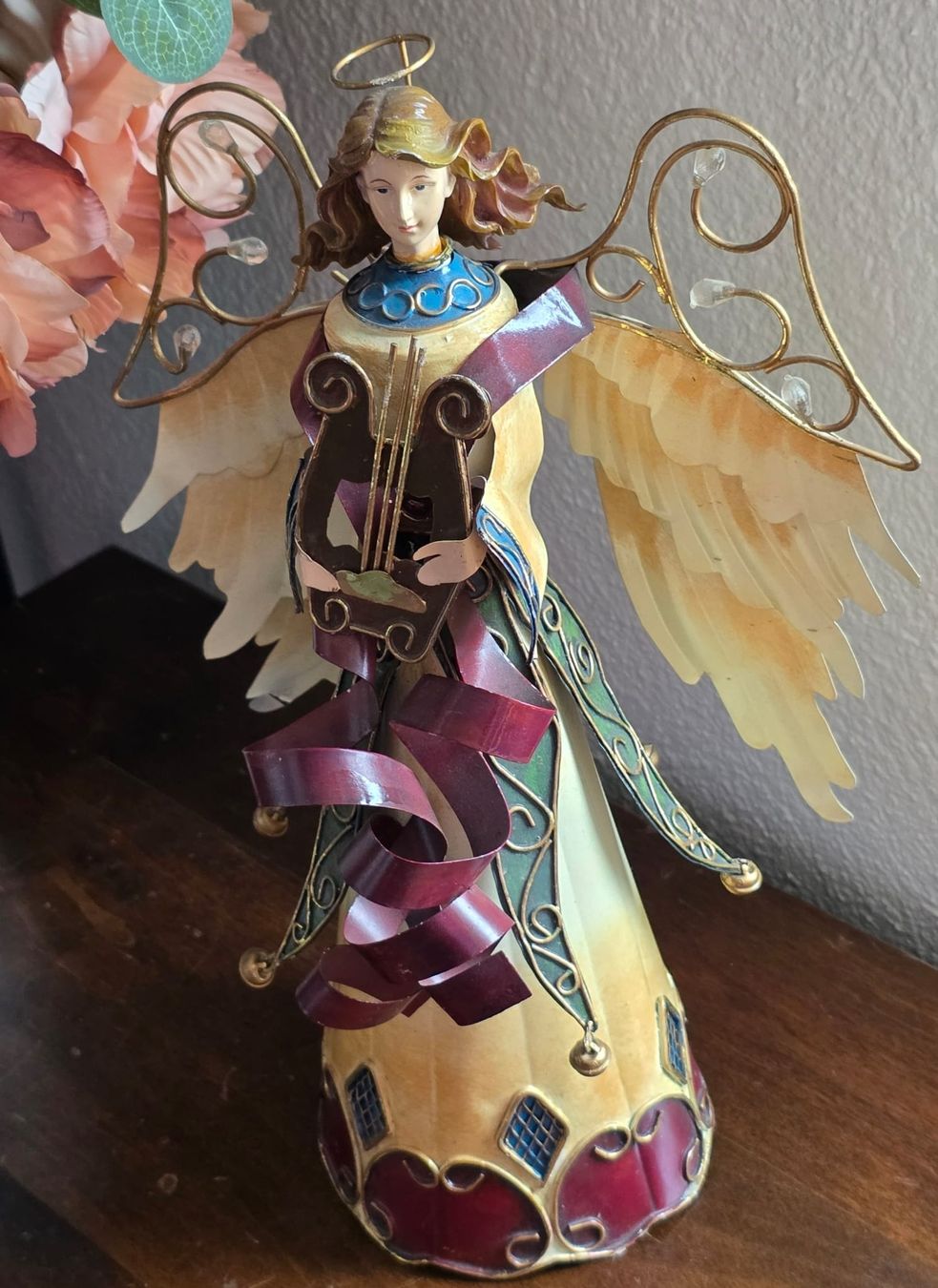 Figuren: Schöne Engel-Figur mit Harfe, Top Zustand! – Gebraucht aus Rheinsulz von Dred 2