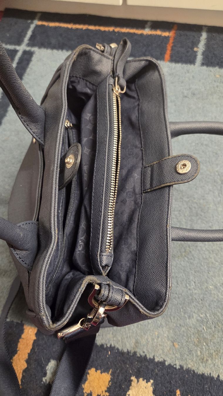 Samsonite Taschen für Damen: Damen Handtasche dunkelblau Samsonite  – Gebraucht aus Subingen von DENDLE20 3