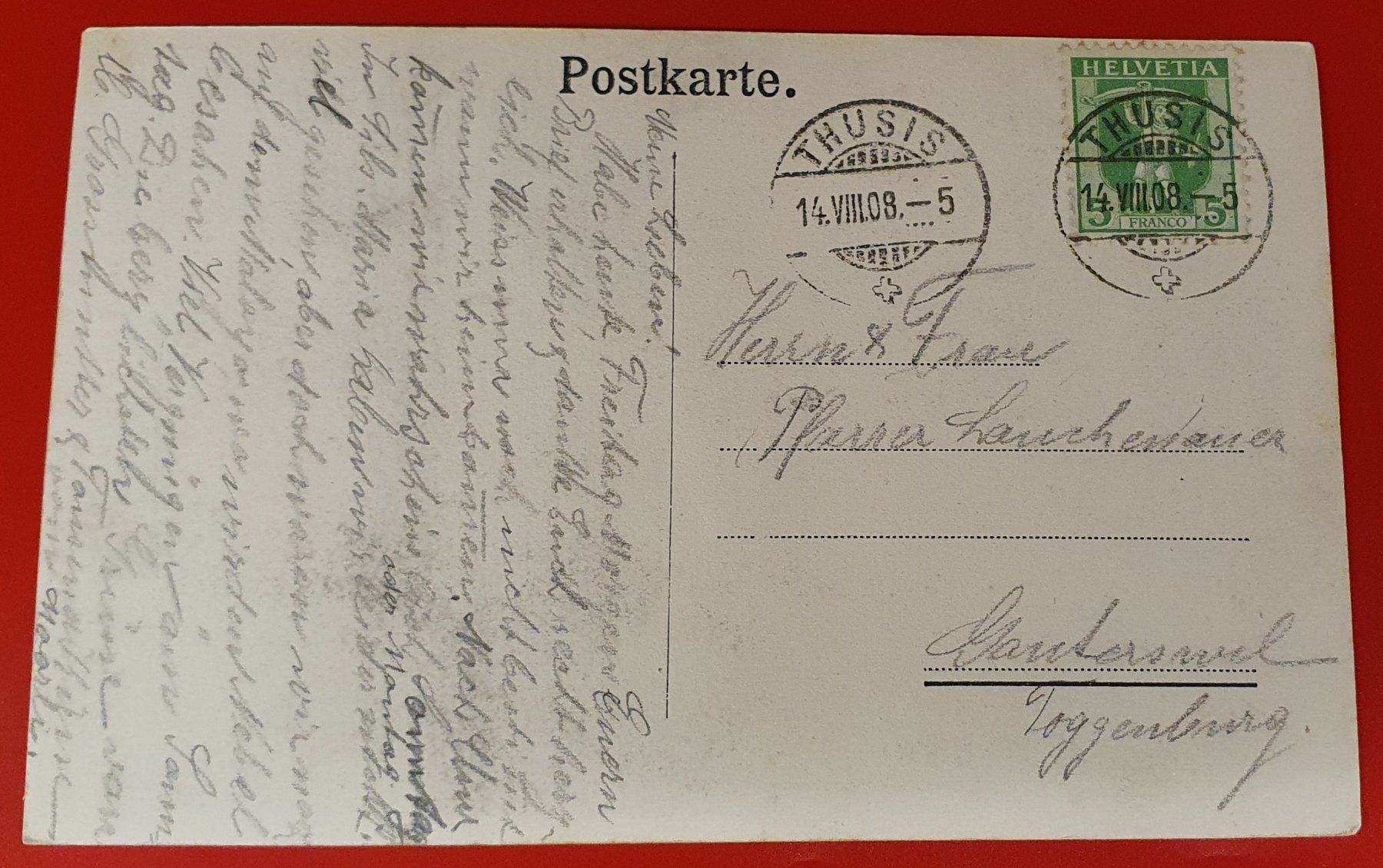 Cartoline postali: Albulabahn 1908 - Solisbrücke – Usato da Kreuzlingen venduto da Rschweiz1 1