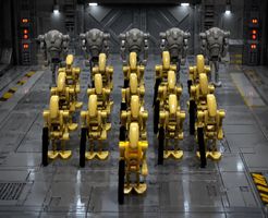 Star Wars Kampfdroiden mittelgrosser Trupp