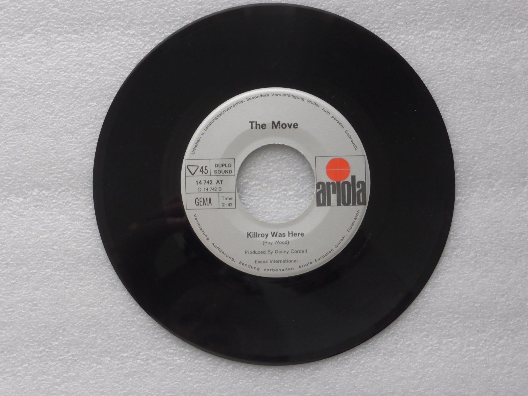 Dischi in vinile: Vinyl Single  THE MOVE – Usato da Küssnacht am Rigi venduto da Mondkinder 2