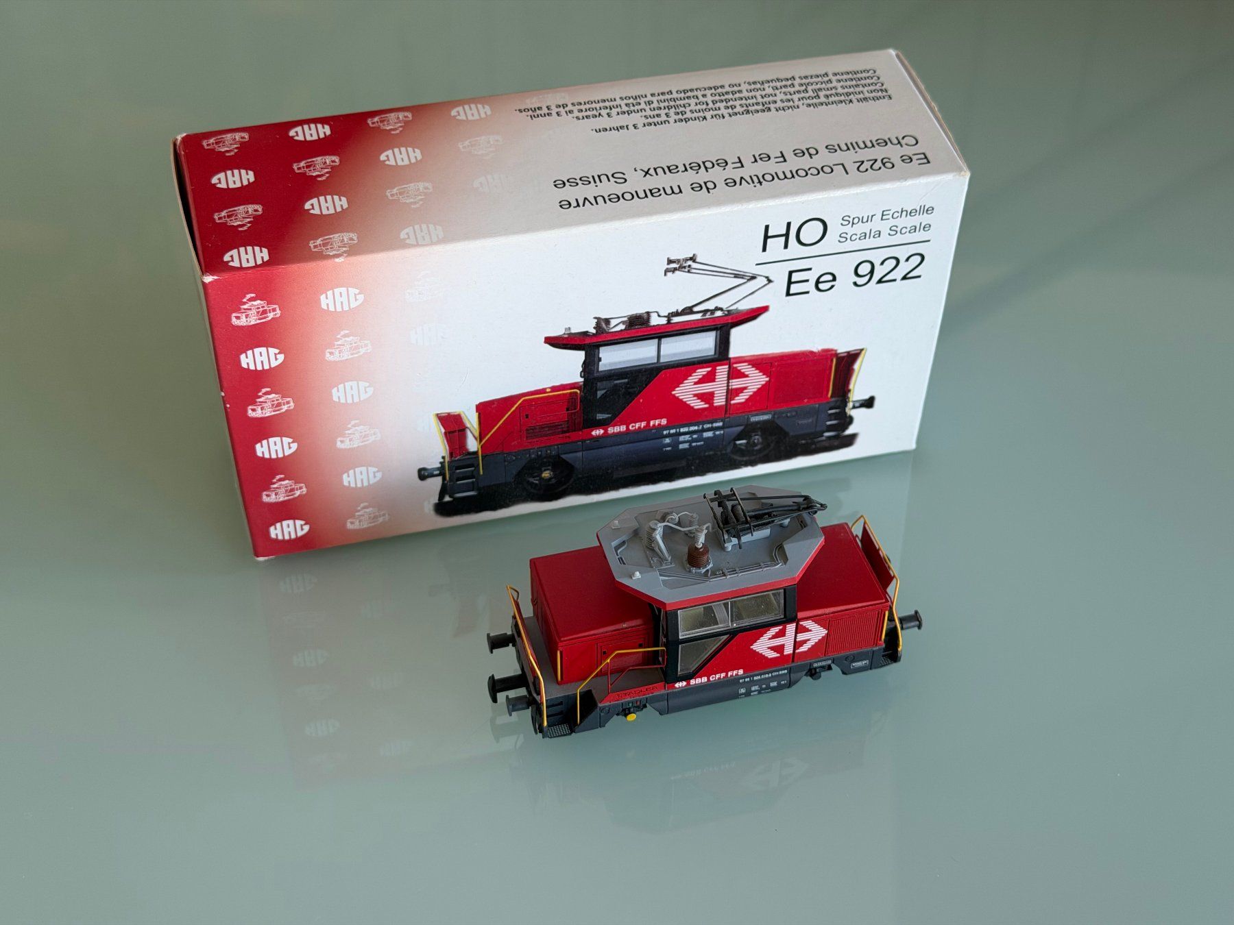 Hag Modellini di ferrovie: HAG HO Ee 922 SBB CFF – Usato da Yverdon-les-Bains venduto da outback.sulfate