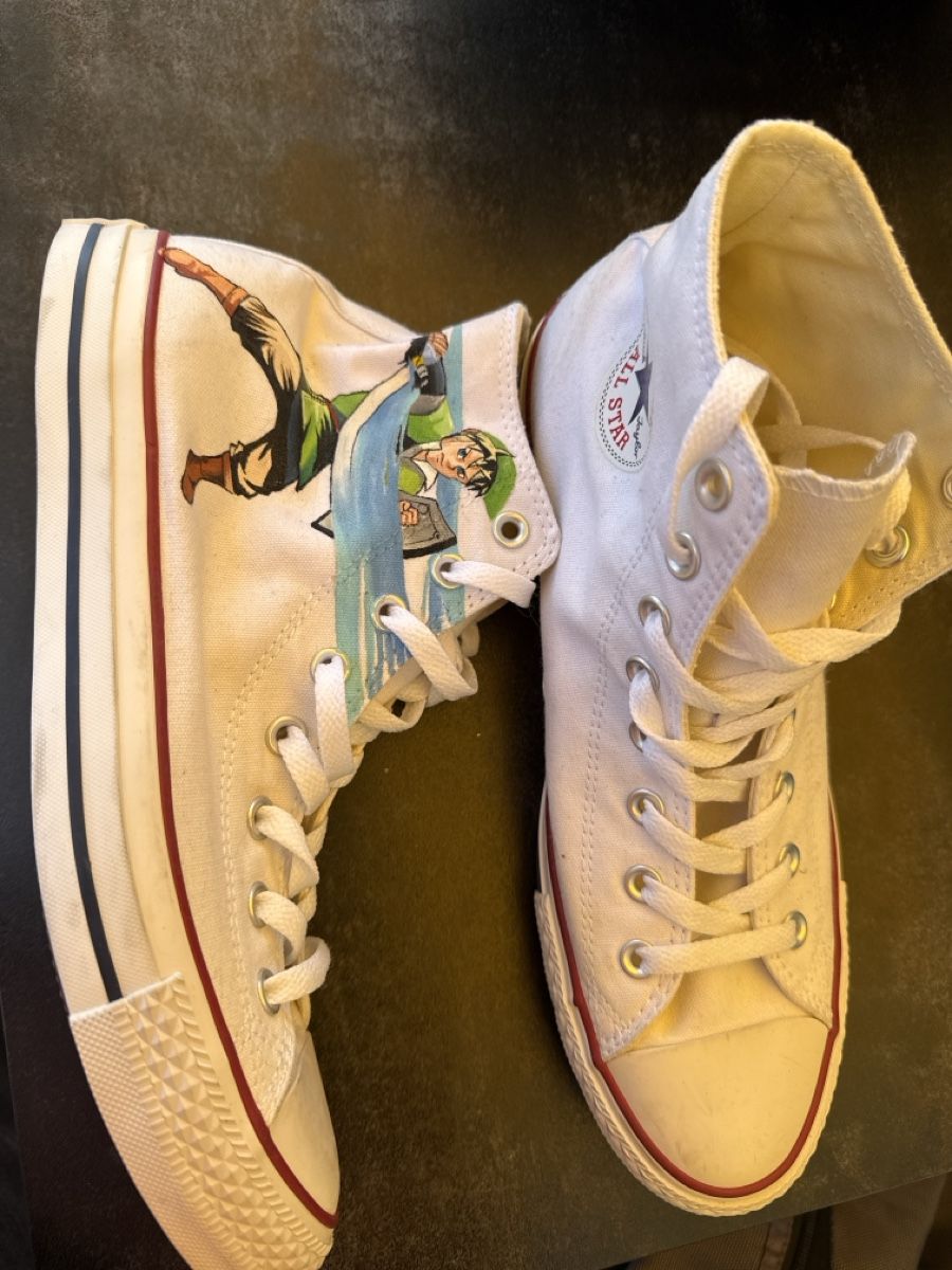 Herrenschuhe: Baskets Converse All Star, blanches, taille 43 neuves  – Neu (gemäss Beschreibung) aus Blonay von Simba1094 1