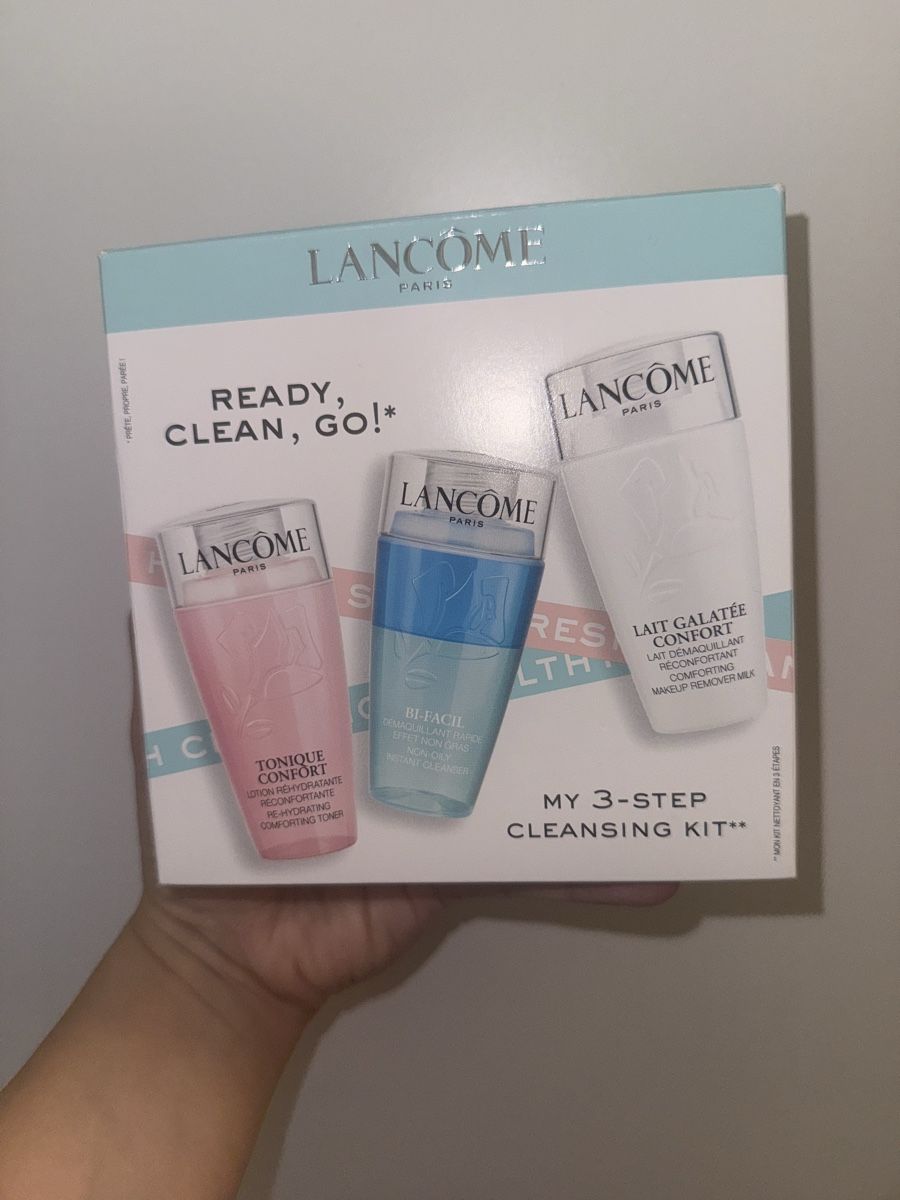 Lancôme Cura del viso: Lancome 3-Step cleansing kit – Nuovo e nell'imballaggio originale da Aarburg venduto da Da-Lila