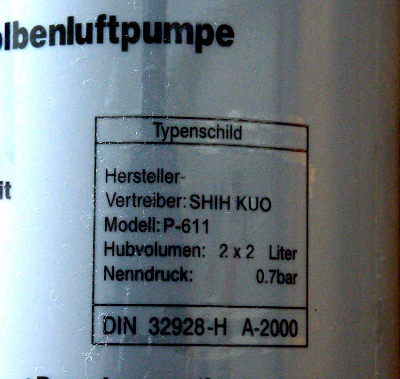 Pumpen & Teile: Doppelhub Luftpumpe Schlauchboot Luftmatratze etc. – Neu und originalverpackt aus Bern von Maccalvin 5