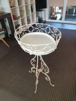 jardiniere blumenständer metall weiss