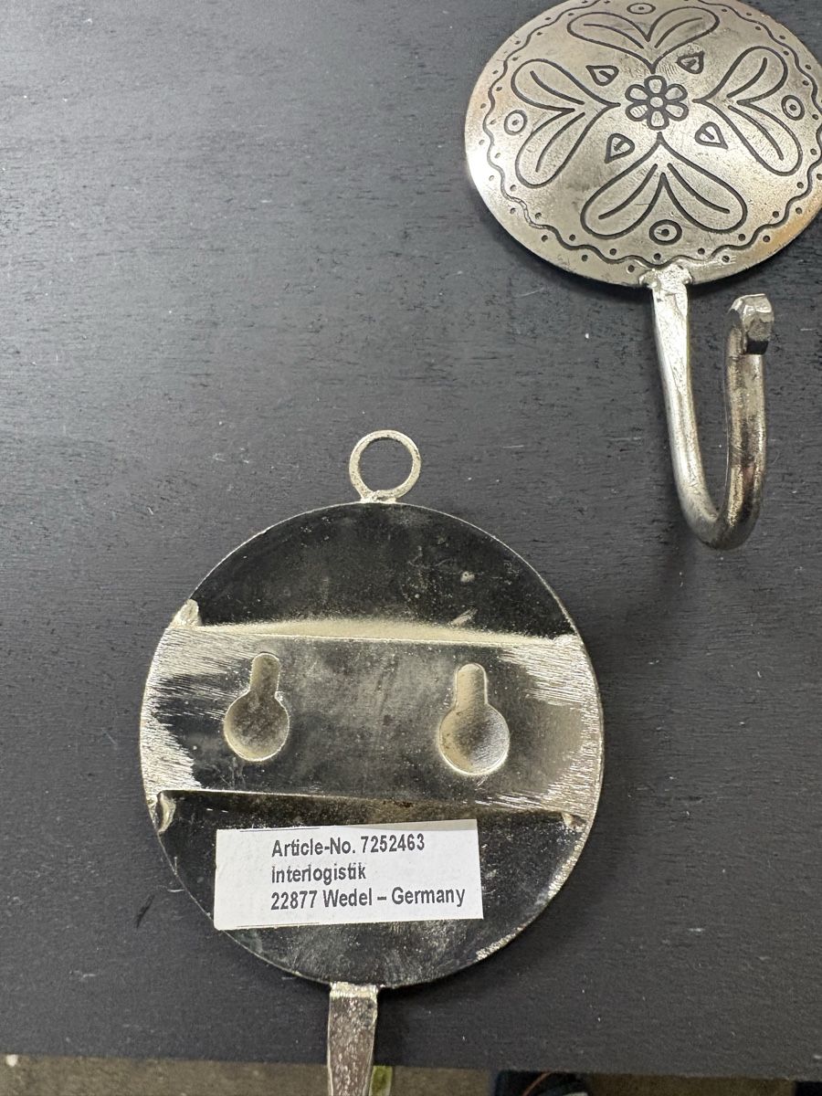 Ferramenta: 4 stabile Dekohaken Silber – Nuovo (secondo la descrizione) da Kesswil venduto da Nicole220870 9