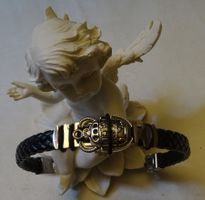 ***TOP*** Leder Armband mit Emblem Wappen ***TOP***
