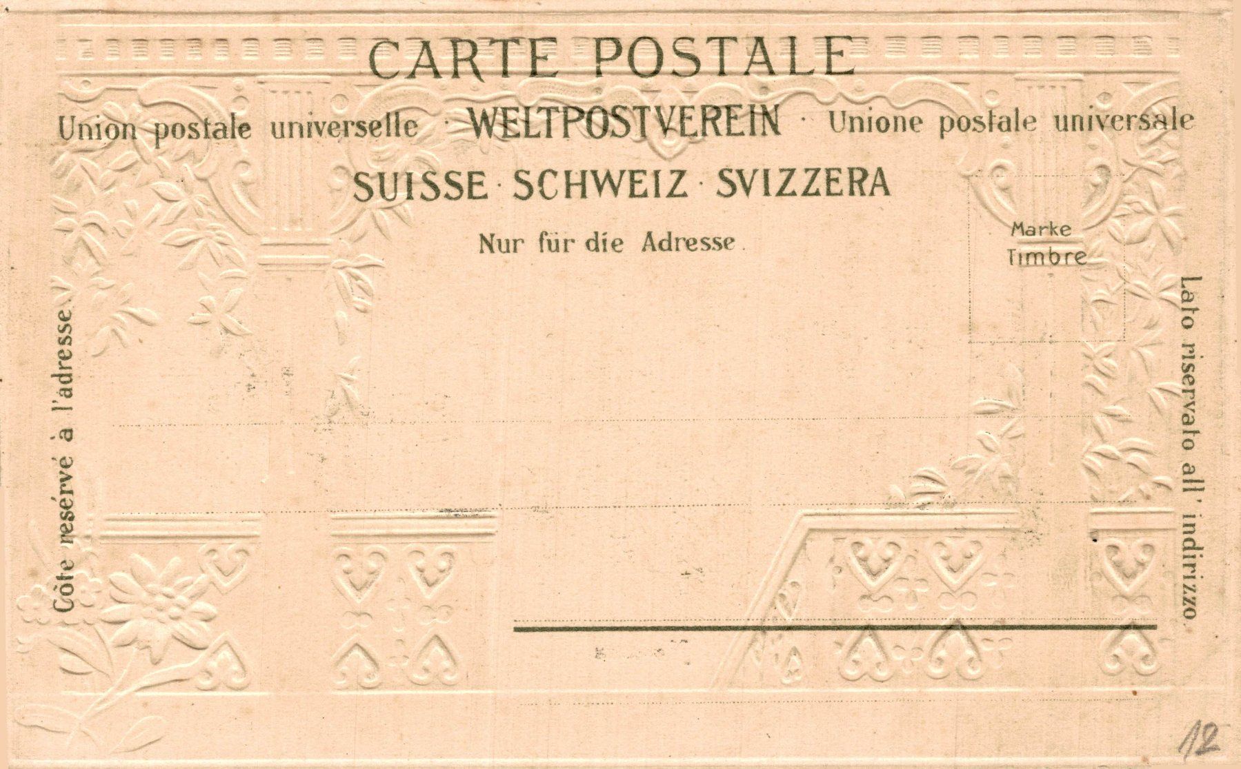 Ansichtskarten: Herisau. Prägerand mit Pergola – Gebraucht aus Bronschhofen von Astore 1