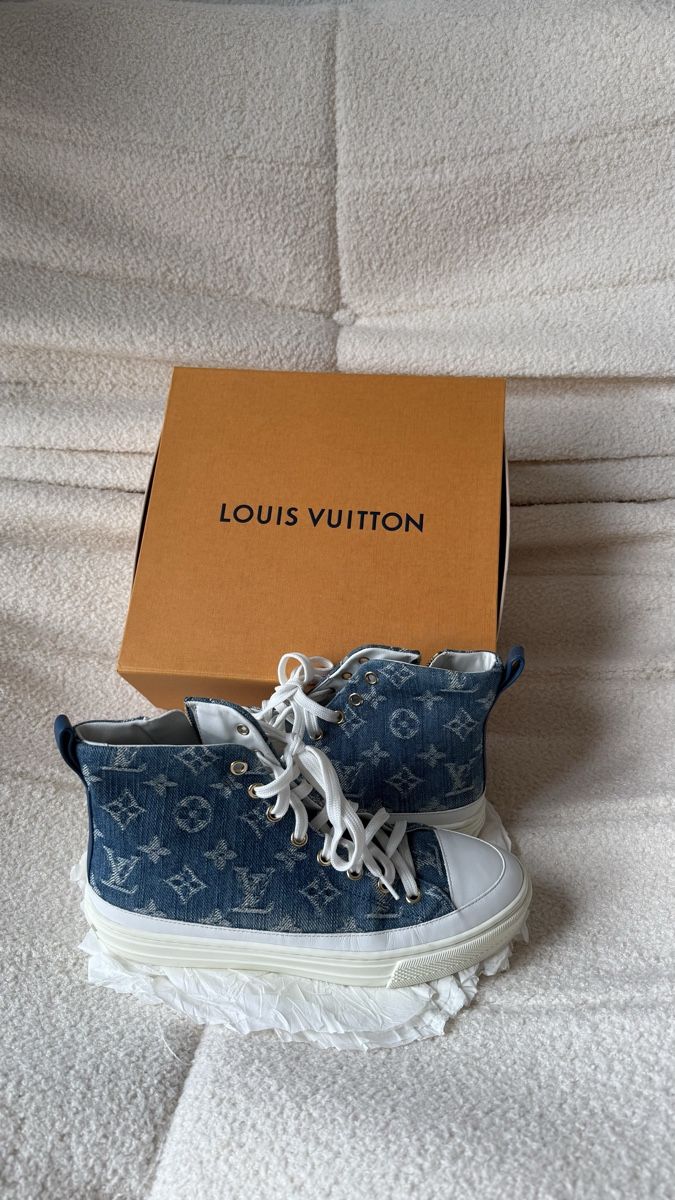 Louis Vuitton Scarpe da donna: Louis Vuitton Sneaker Stellar denim – Usato da Zürich venduto da eli_w5st