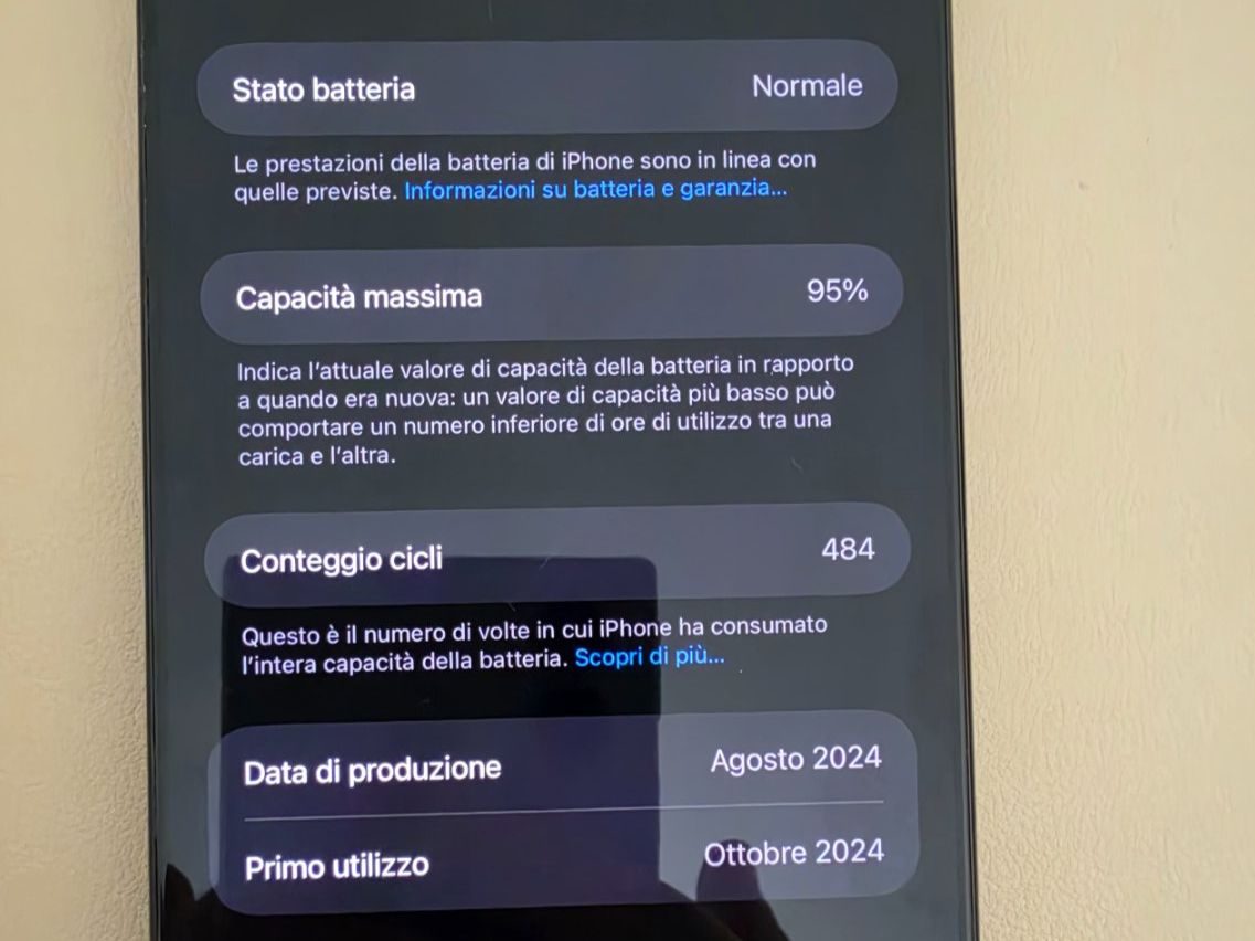 Apple Telefoni cellulari / Smartphones: Apple iPhone 16 Pro Max 256gb Black – Usato da Moleno venduto da SandStorm1994 3