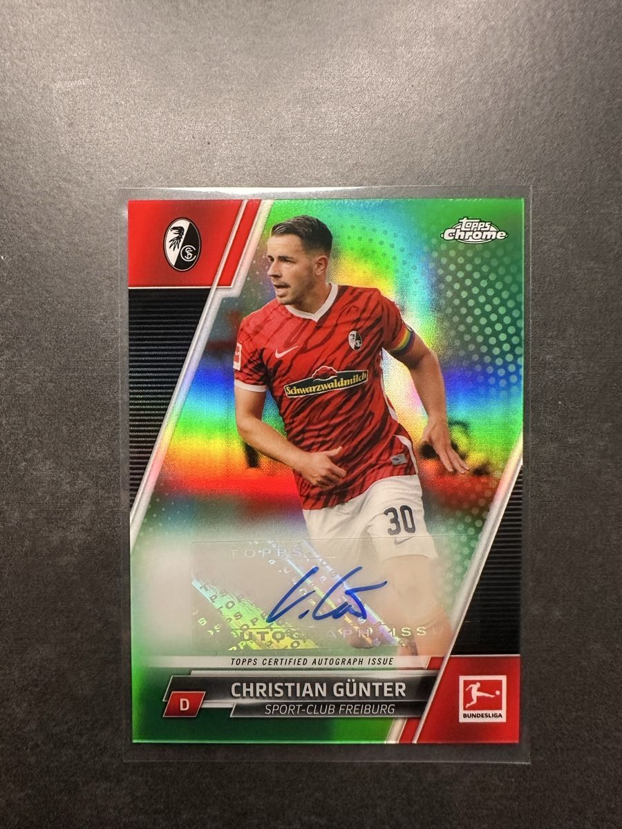 Autogramme: Topps Chrome Christian Günter Autogramm 76/99 – Neu (gemäss Beschreibung) aus Walliswil b.Wangen von Swiss-Trading-Bros