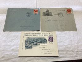BIGLEN  3 documents commerciaux 1916-1917