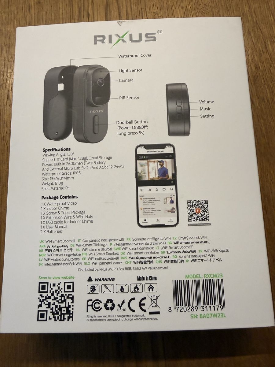 Videocamere: Smart video doorbell – Nuovo (secondo la descrizione) da Bern venduto da Belli03 1