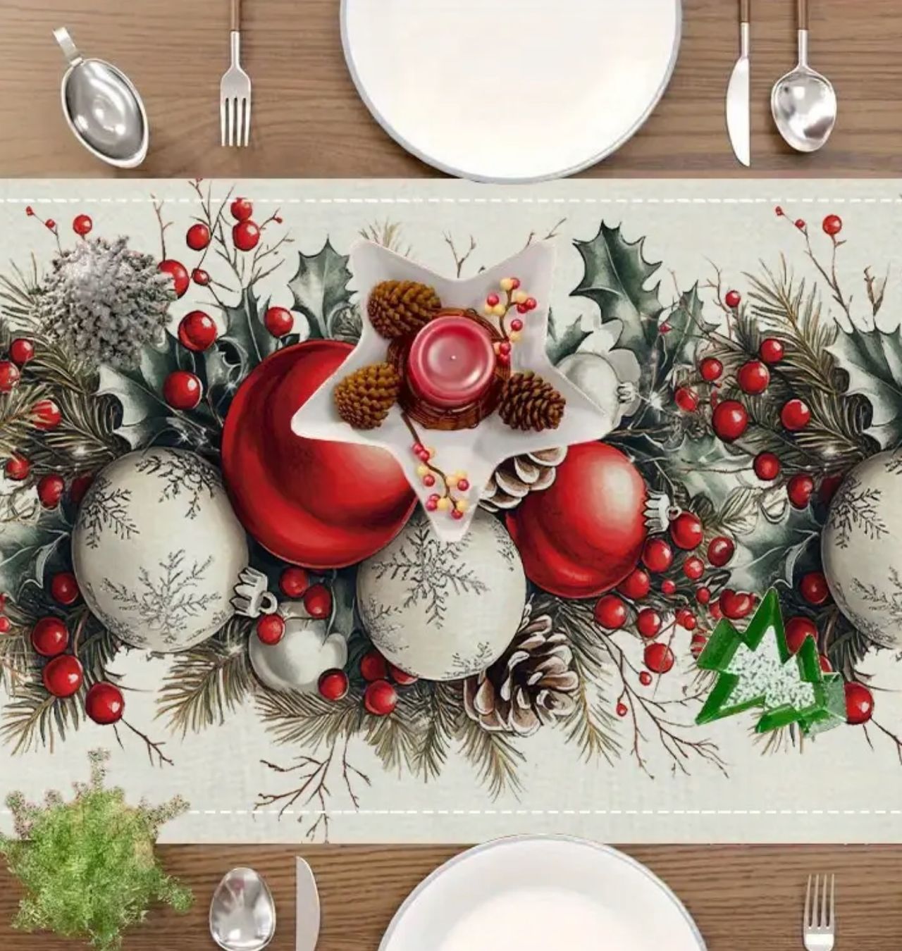 Altra biancheria da tavola: Frohe Weihnachten Tischläufer – Usato da Wagenhausen venduto da Kahlen 1