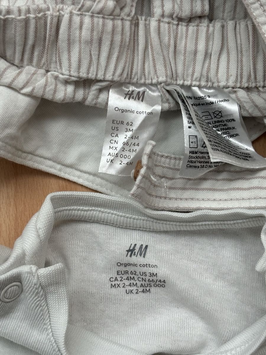 H&M Lotti & Set di vestiti: 1x Body & short, H&M, Gr. 62 – Usato da Prêles venduto da 21rena 3