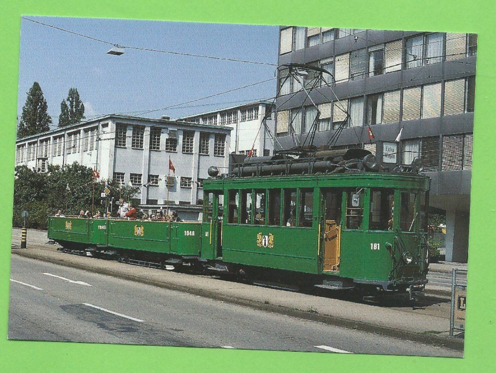 Cartoline postali: Basler Tram  Be 2/2 181, BVB – Usato da Zürich venduto da t24_de