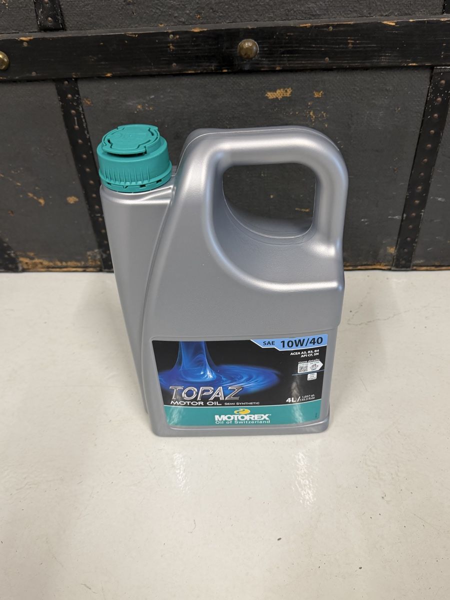 Motorex Oli & Additivi: Motorex Topaz 10W-40 4L  – Nuovo e nell'imballaggio originale da Gächlingen venduto da patschifigo