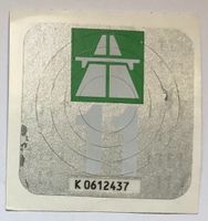 Autobahnvignette 2011