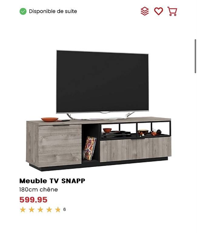 Mobili TV: Meubles TV + Vitrine  – Usato da Grand-Lancy venduto da TPT