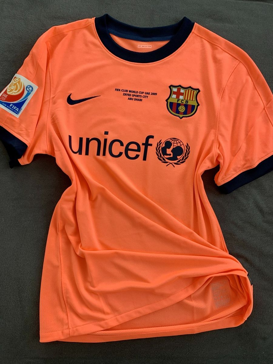 FC Barcelona Canottiere & Pantaloni: FC BARCELONA MESSI PLAYER ISSUE TRIKOT BARCA NIKE MATCHWORN – Nuovo (secondo la descrizione) da Rain venduto da JerseyLegends 3