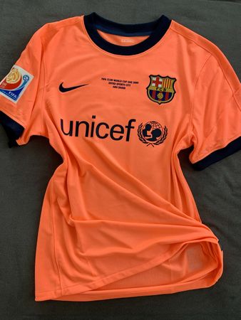 FC BARCELONA MESSI PLAYER ISSUE TRIKOT BARCA NIKE MATCHWORN