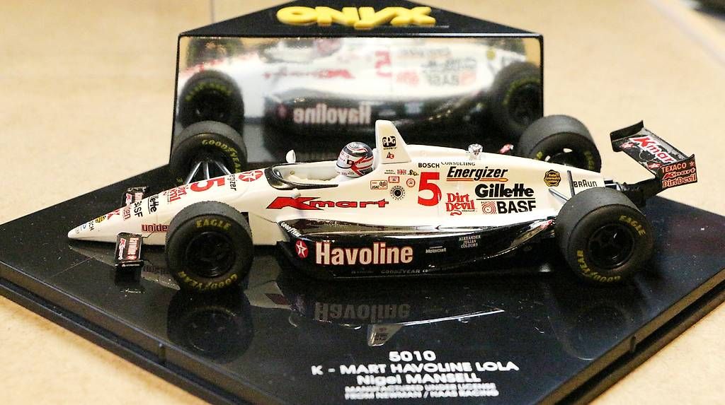 Onyx Modellini d'auto: Lola T93 von 1993 Nigel Mansell – Usato da Mörschwil venduto da Ferrari-V8 2