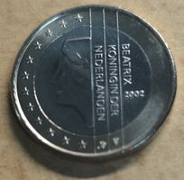 Pièce 2 Euros Pays-Bas 2002 Beatrix Koningin Der Nederland