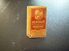 Seltene Vintage KENTAUR Porridge Anstecknadel Nostalgie!